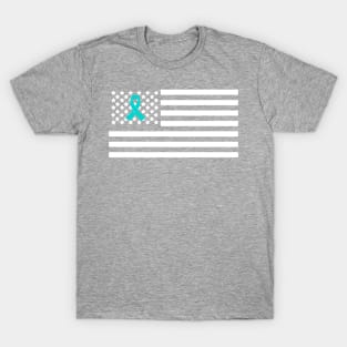 PTSD Awareness American Flag T-Shirt